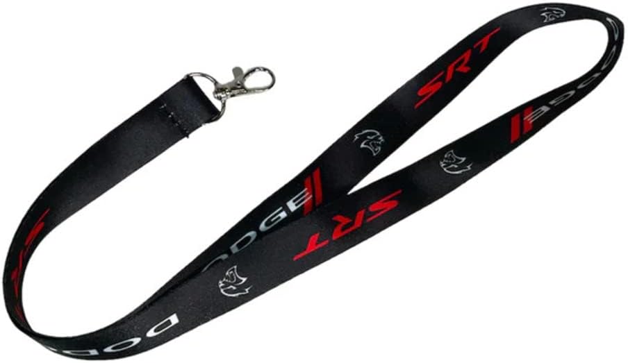 Detroit Shirt Company Dodge SRT Hellcat Lanyard Badge Holder With Swivel lobster clasp Keychain Holder - Image 5