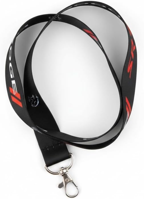 Detroit Shirt Company Dodge SRT Hellcat Lanyard Badge Holder With Swivel lobster clasp Keychain Holder - Image 2
