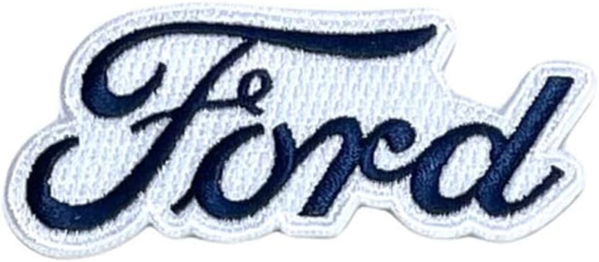 Ford Script Logo Patch for Clothes, Dress Hat, Jeans, DIY Accessories