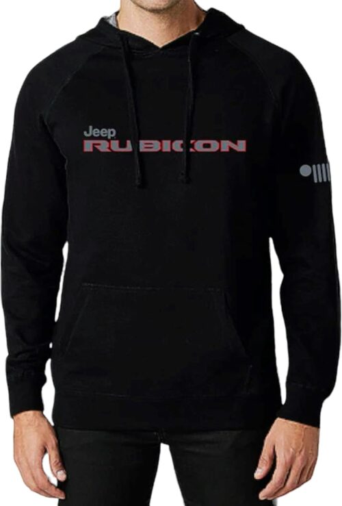 Jeep Rubicon French Terry Cotton Polyblend Hoodie Hooded Sweatshirt For Men