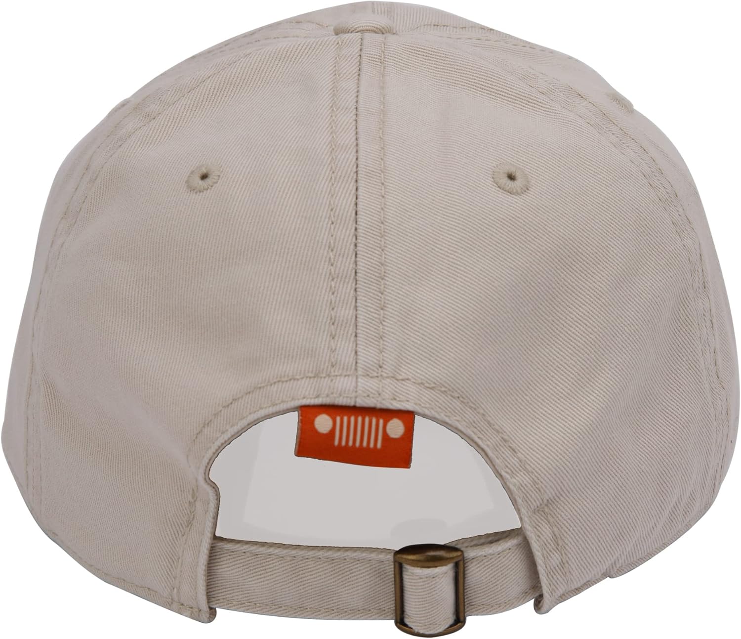 Jeep Vintage Dog Logo Garment Washed Hat Classic Design DSC Original | Cool Stuff (Stone) - Image 3