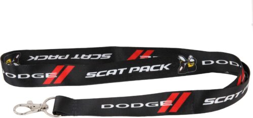 Detroit Shirt Company Dodge Scat Pack Lanyard Badge Holder With Swivel lobster clasp Keychain Holder