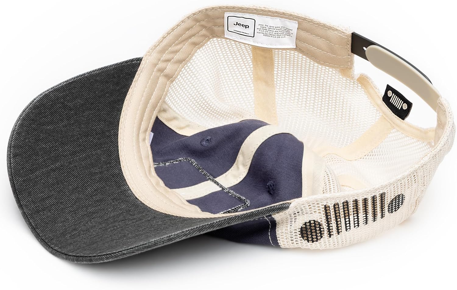 Jeep Have Fun Out There Patch Garment Washed Trucker Hat Unstructured for Men & Women - Adjustable Snapback Baseball Cap - Image 6