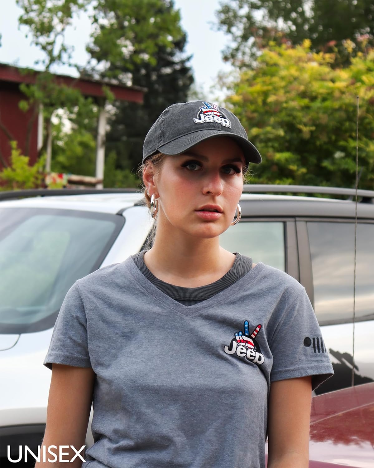 Jeep Wave USA Chino Twill Patch Garment Washed Hat - Image 4