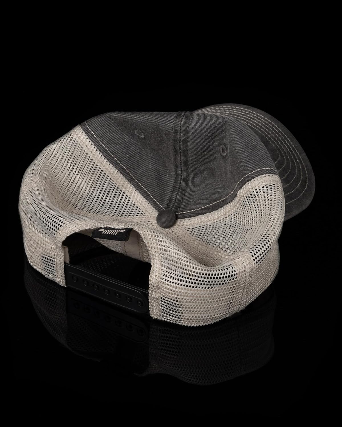 Jeep Garment Washed Text Logo Trucker Hat – | Unstructured Low Profile Cap with Mesh Back & Snap Closure - Image 2